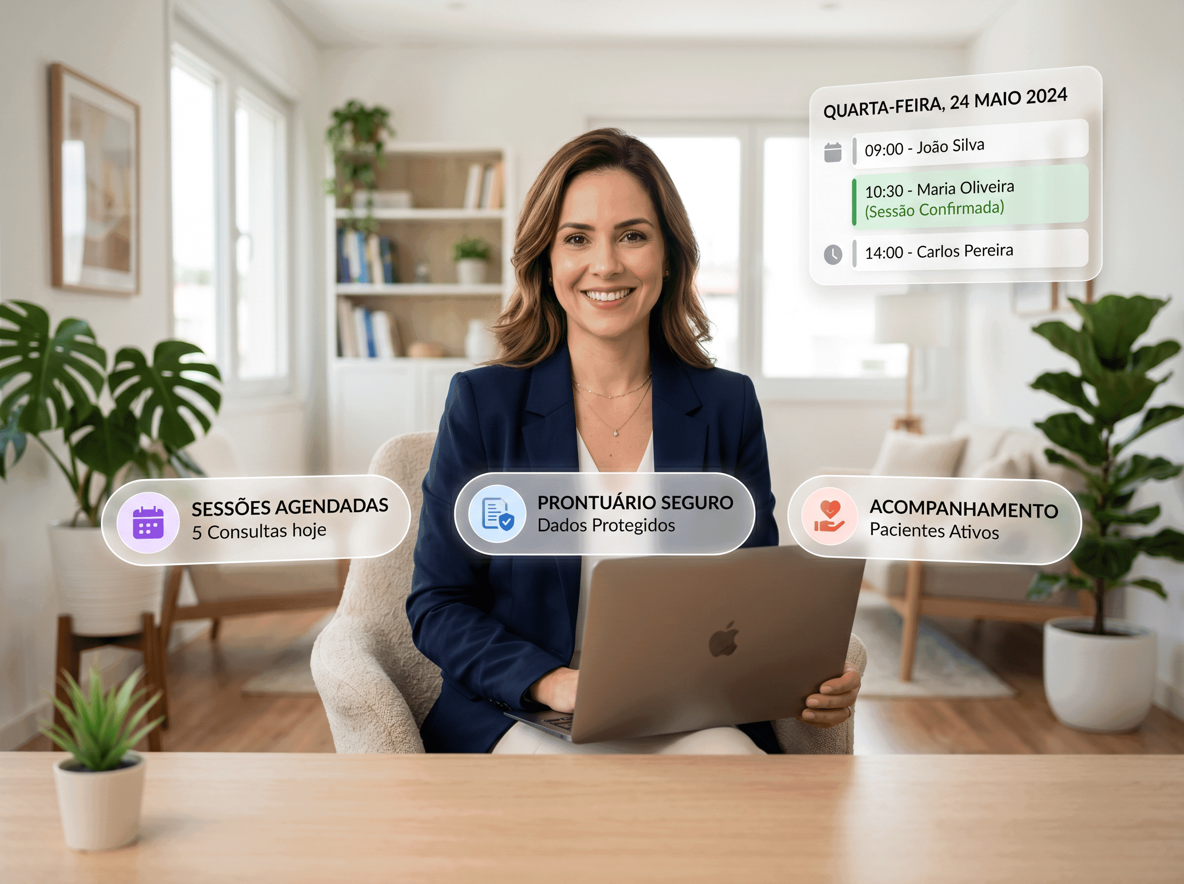 Profissional usando Agenlife